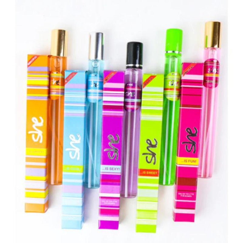 She pen perfume PACK OF 5 IMPORTED LONG LASTING PERFUMES 35ML PERFUMES