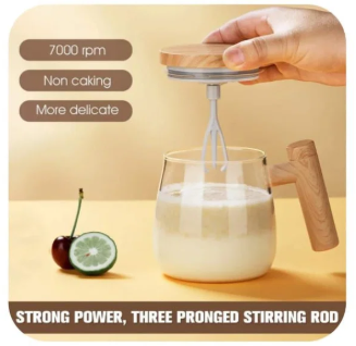 400ml Self-Stirring Coffee Mug – USB Rechargeable Automatic Mixing Cup for Coffee, Tea & Hot Chocolate