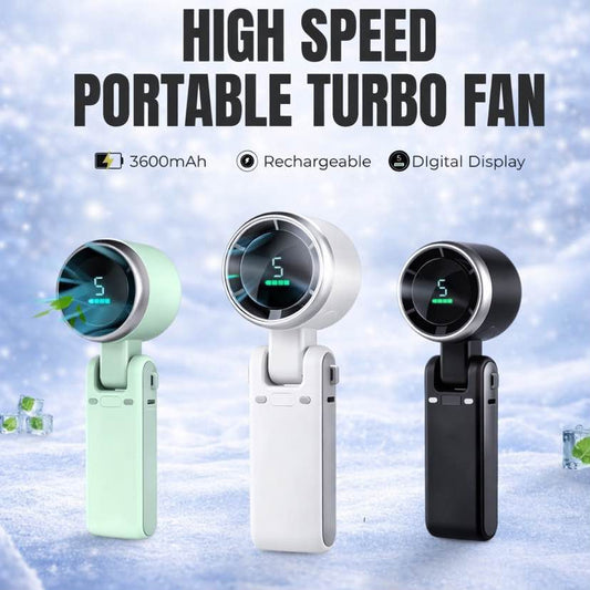 5 Speed Wind Portable High-Speed Hand-Held Turbo Fan