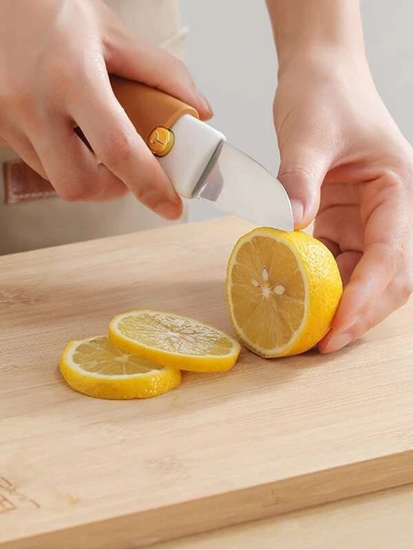 2in1 Peeler and Knife with Premium glass slipper with glass straw