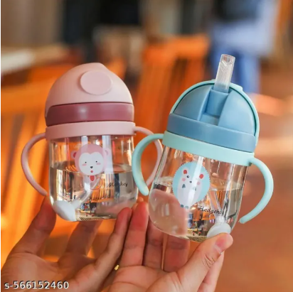 Baby Feeding Bottle Cup - 300ml Baby Sippy Water Cup - Sipper For Kids
