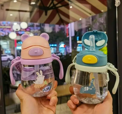 Baby Feeding Bottle Cup - 300ml Baby Sippy Water Cup - Sipper For Kids
