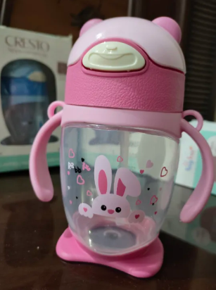 Baby Feeding Bottle Cup - 300ml Baby Sippy Water Cup - Sipper For Kids