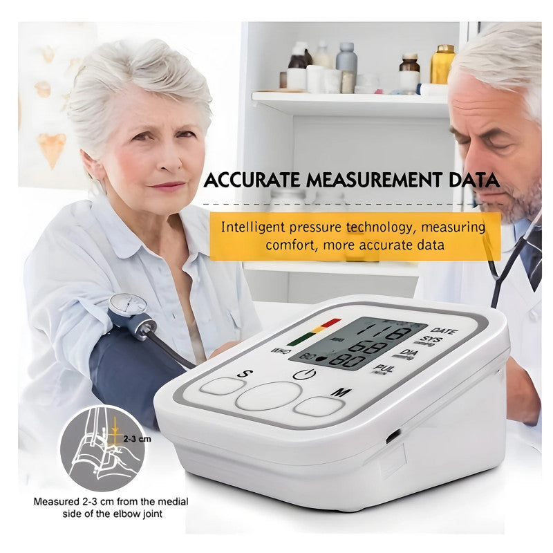 Blood Pressure Monitor | BP Apparatus With USB Power Supply | Automatic BP Machine for Upper Arm