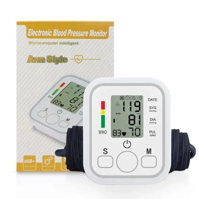 Blood Pressure Monitor | BP Apparatus With USB Power Supply | Automatic BP Machine for Upper Arm
