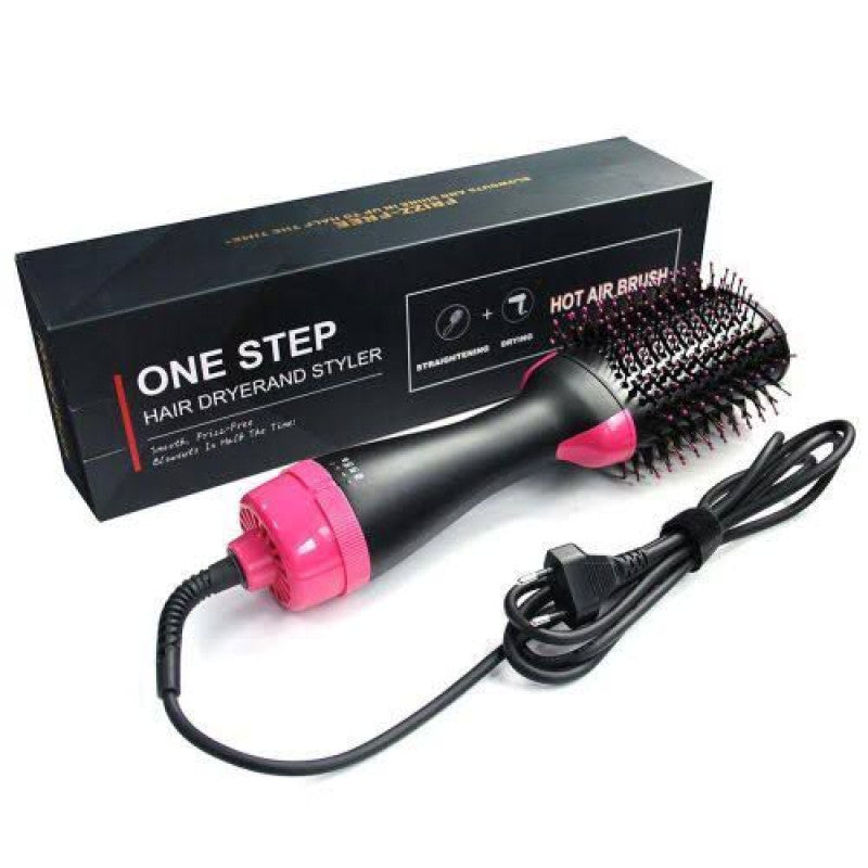 3-in-1 One Step Hot Air Straightener Brush for Hair Dryer and Styler