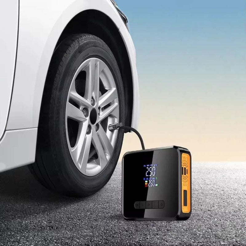 CX 319 8000 mAh Portable Car Jump Starter Power Bank USB Air Pump & Flashlight