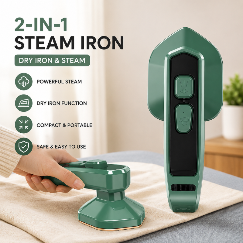 New Mini Electric Steam Dry Iron With Spray Portable Steam Iron For Clothes Travel