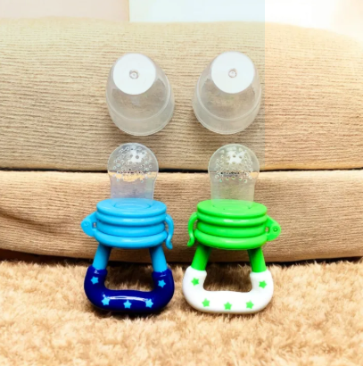2 in 1 Baby Fruit Pacifier Infant Food Fruits Soft Bite Nipple Feeder Silicon Pacifier